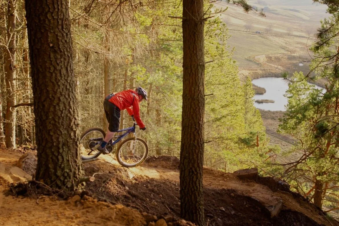 biking at Glenlivet