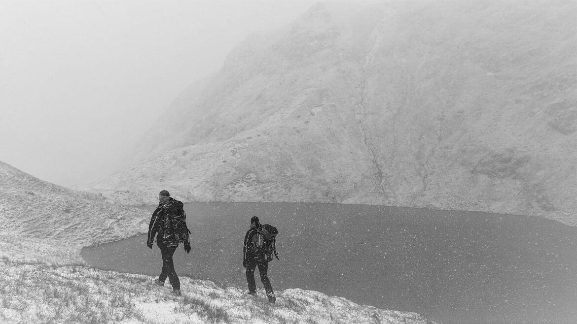 Walking in the snowy Cairngorms