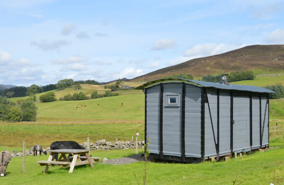 glamping in the Cairngorms National Park