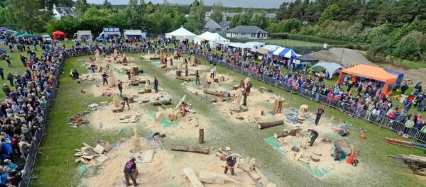 Carve Carrbridge aka Scottish Open Chainsaw Carving Competition