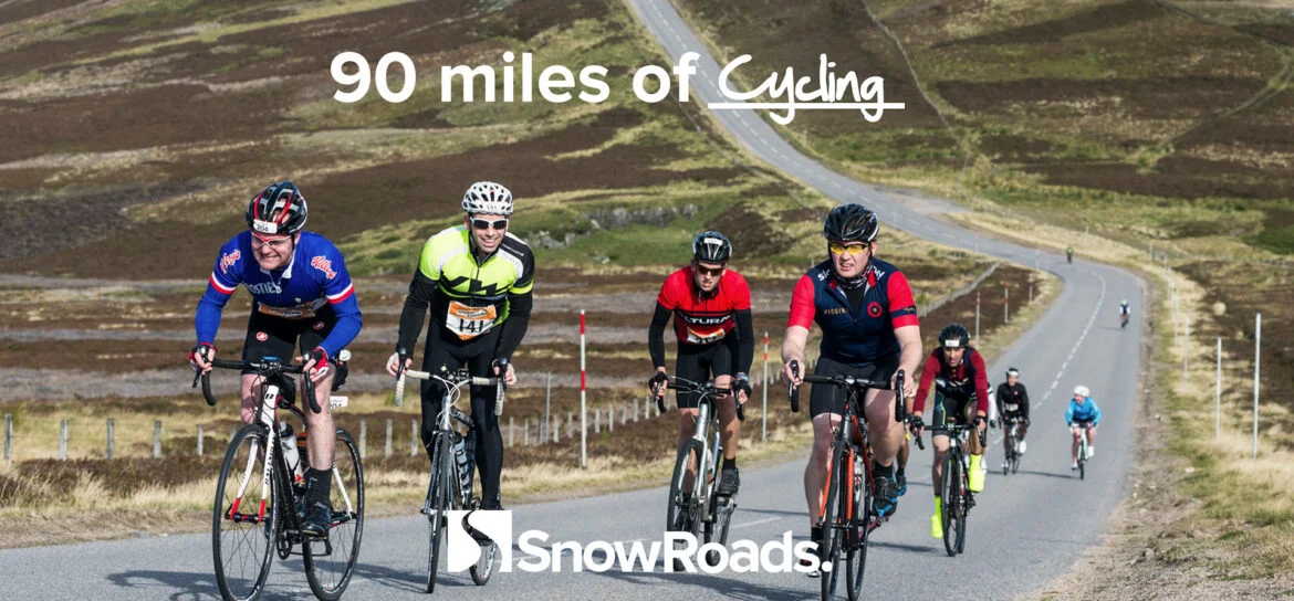 Cycle the 90 miles of the SnowRoads