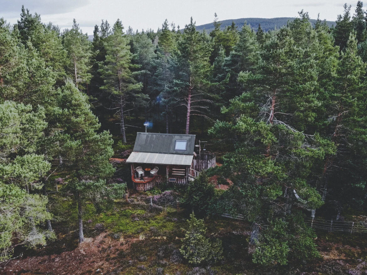 The Lazy Duck: Image courtesy of Voyage Ecosse. glamping in the Cairngorms National Park