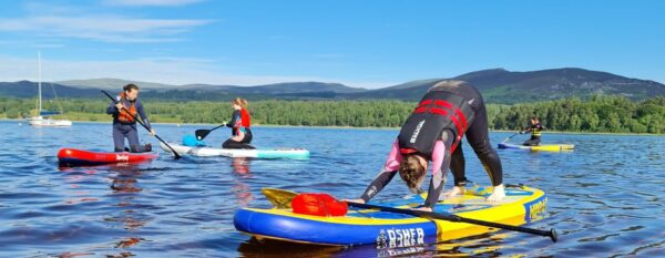 paddleboarding in the Cairngorms