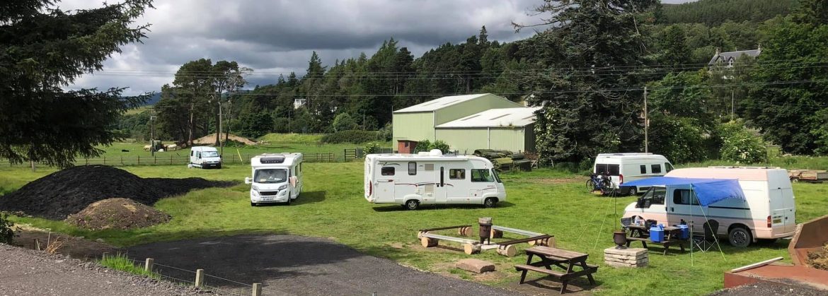 Campervan Parking in the Cairngorms