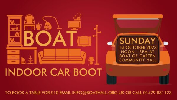 Boat of Garten Indoor Car Boot Sale