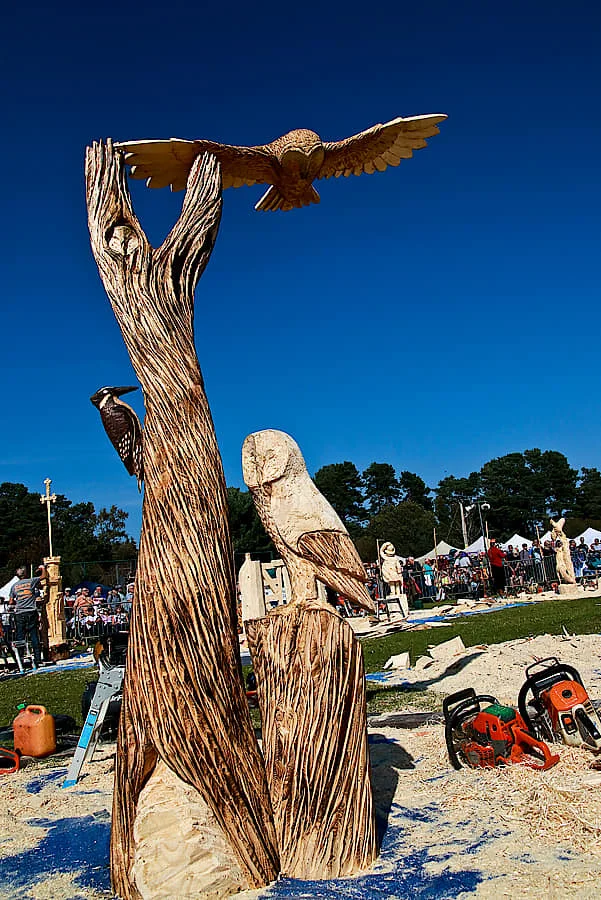 Carve Carrbridge aka Scottish Open Chainsaw Carving Competition