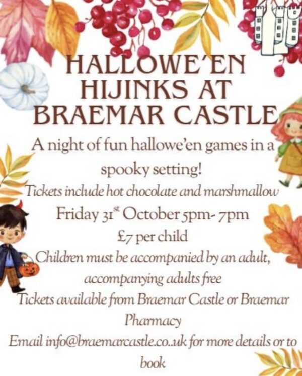 Halloween Hijinks at Braemar Castle