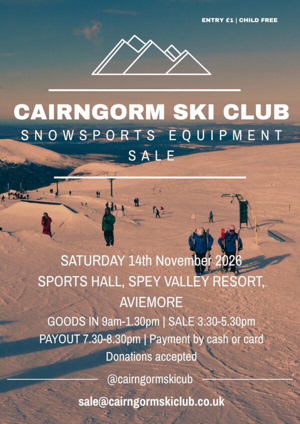 Cairngorms Ski Club Snowsports Equipment Sale