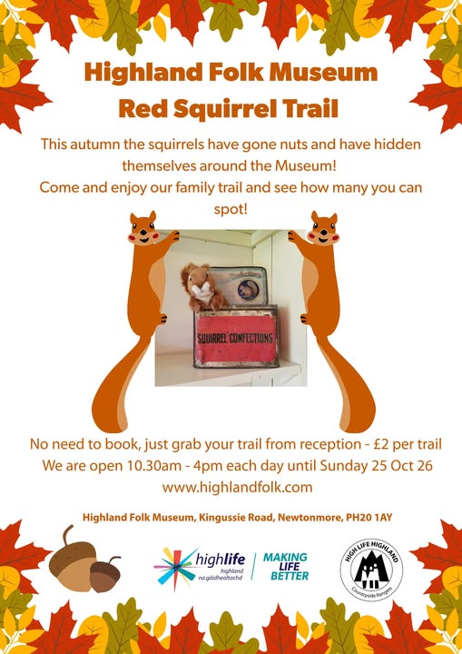 Highland Folk Museum Red Squirrel Trail